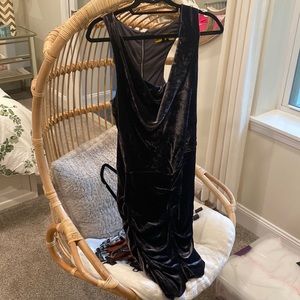 Nicole Miller velvet ruched Mini dress, size 6